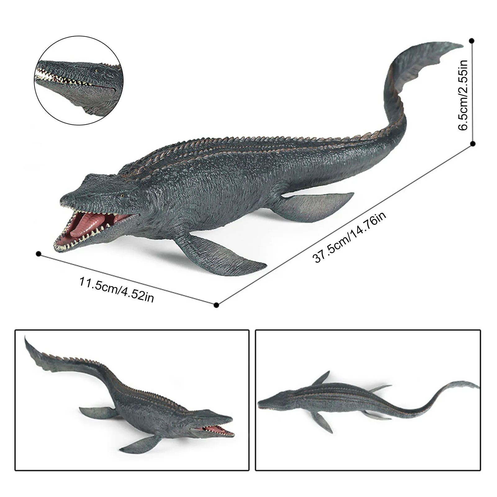 1pc Mosasaurus Dinosaur Figure Plastic Realistic Ocean Animal Model Washable Dino Toys For Boys Children Home Decoration
1pc Mosasaurus Dinosaur Figure Plastic Realistic Ocean Animal Model Washable Dino Toys For Boys Children Home Decoration