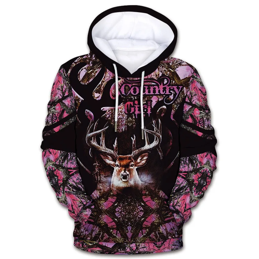 Spring and Autumn Comfortable Men's Pullover 3D Printing Elk Animal Women's Sweatshirt Loose Oversized
Spring and Autumn Comfortable Men's Pullover 3D Printing Elk Animal Women's Sweatshirt Loose Oversized