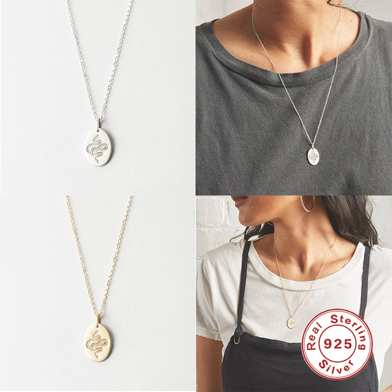 Aide 925 Sterling Silver Vintage Snake Chain Choker Necklaces Women Girls Jewelry Elegant Pendant Necklace Fine Jewelry Chains
Aide 925 Sterling Silver Vintage Snake Chain Choker Necklaces Women Girls Jewelry Elegant Pendant Necklace Fine Jewelry Chains