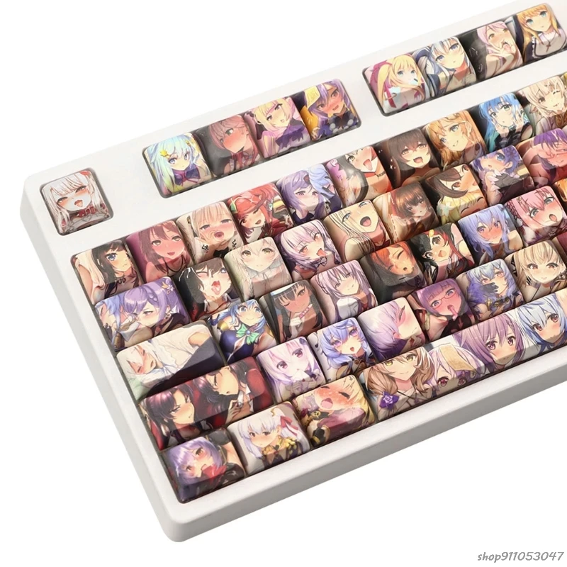 PBT XDA Profile 129 Keys Dye Sublimation Keycaps for Mechanical Keyboard Installation With 6.5U 7U Spacebar for Ahegao Keycap 21
PBT XDA Profile 129 Keys Dye Sublimation Keycaps for Mechanical Keyboard Installation With 6.5U 7U Spacebar for Ahegao Keycap 21