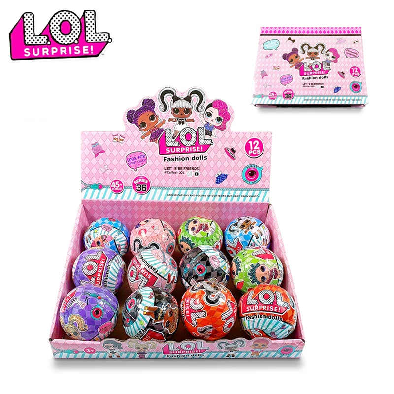 Из серии Lol Surprise Куклы Игрушки Мяч глухая коробка разборки случайный Аниме Фигура