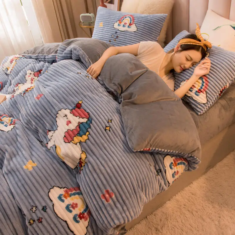 1 шт. одеяло чехол для детской теплой кровати двойной размер funda nordica cama 150