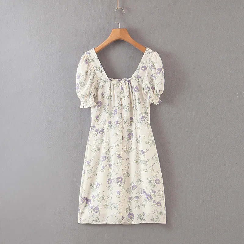 women chic french style short puff sleeve square collar mini dress 2020 summer fashion lady elastic bow bust slim short dresses
women chic french style short puff sleeve square collar mini dress 2020 summer fashion lady elastic bow bust slim short dresses
