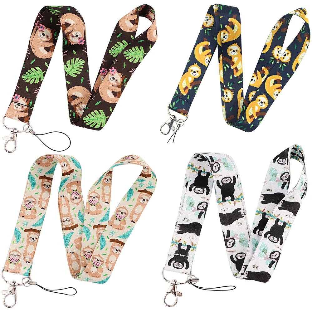 Cute Lazy Sloth Lanyards For Keys Neck Strap Webbings Ribbons Mobile Phone ID Card Badge Holder Lanyard Keychain DIY Hang Rope
Cute Lazy Sloth Lanyards For Keys Neck Strap Webbings Ribbons Mobile Phone ID Card Badge Holder Lanyard Keychain DIY Hang Rope