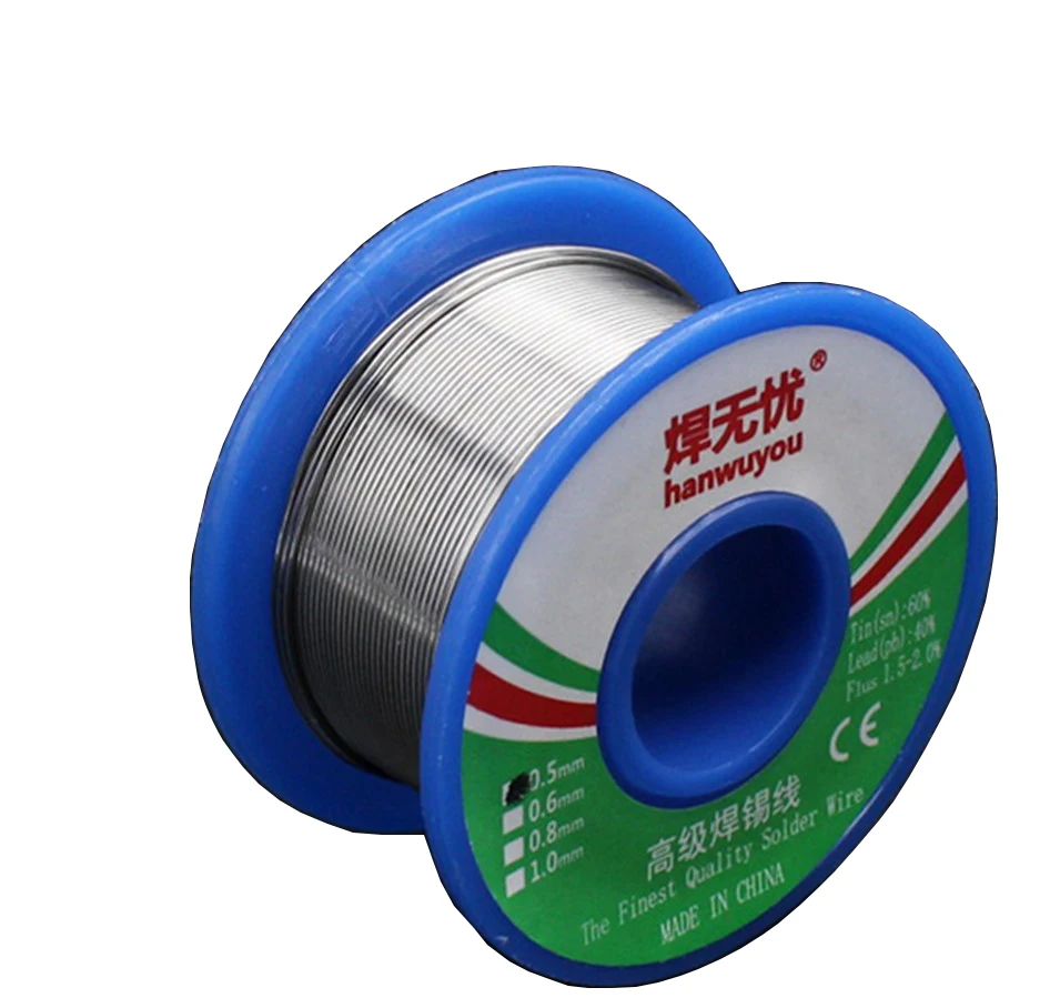 2017 New 60/40 Rosin Core Solder Wire FLUX 2.0% Rosin Core Welding Tin Lead Solder Iron Wire Reel 0.6mm 50g
2017 New 60/40 Rosin Core Solder Wire FLUX 2.0% Rosin Core Welding Tin Lead Solder Iron Wire Reel 0.6mm 50g