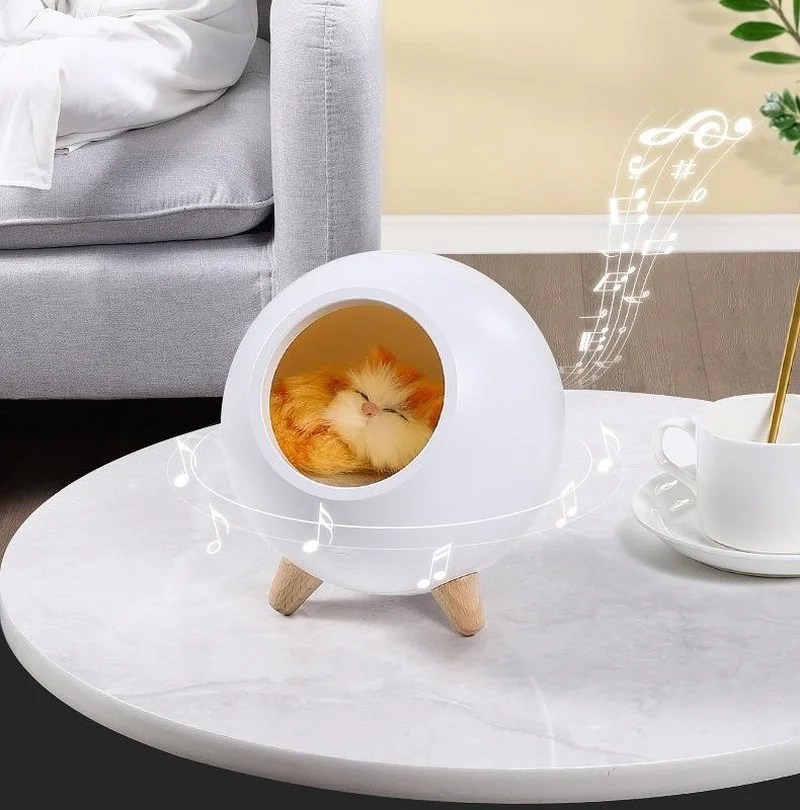 NEW Cute Cat House Bluetooth Speaker Night Light Touch Dimming LED Baby Kids Bedside Sleep Lamps Bedroom Home Decor Holiday Gift
NEW Cute Cat House Bluetooth Speaker Night Light Touch Dimming LED Baby Kids Bedside Sleep Lamps Bedroom Home Decor Holiday Gift