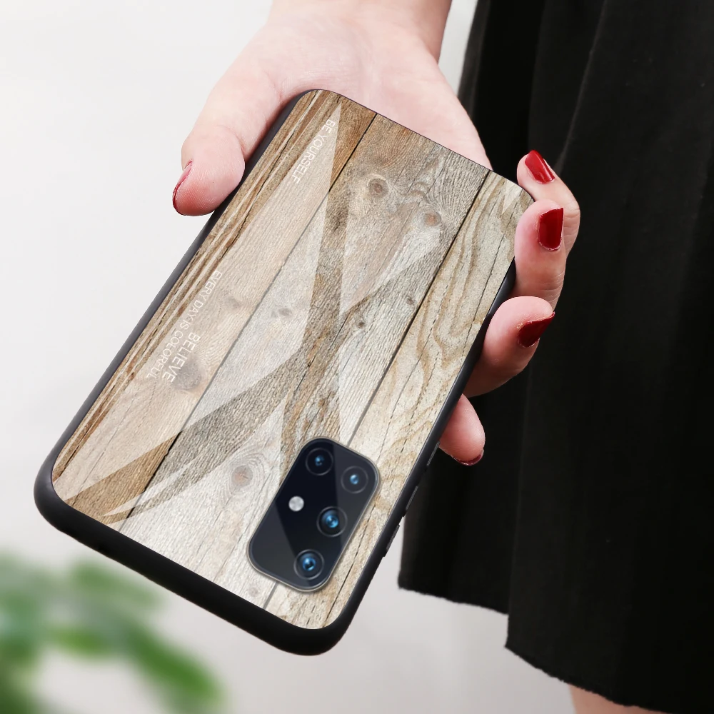 Tempered Glass Phone Case For Oneplus 9 Pro Wood Grain Phone Cover For Oneplus 9 Pro Nord N100 N10 Shockproof Bumper Fundas
Tempered Glass Phone Case For Oneplus 9 Pro Wood Grain Phone Cover For Oneplus 9 Pro Nord N100 N10 Shockproof Bumper Fundas