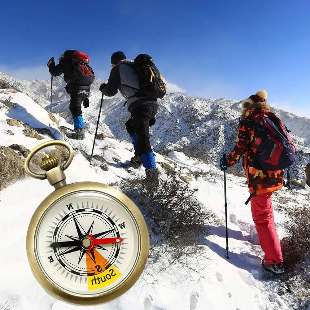 Camping Survival Compass Metal Vintage Pocket Watch Compass Accurate Navigation Tool For Hiking Hunting Outdoor Equipment
Camping Survival Compass Metal Vintage Pocket Watch Compass Accurate Navigation Tool For Hiking Hunting Outdoor Equipment