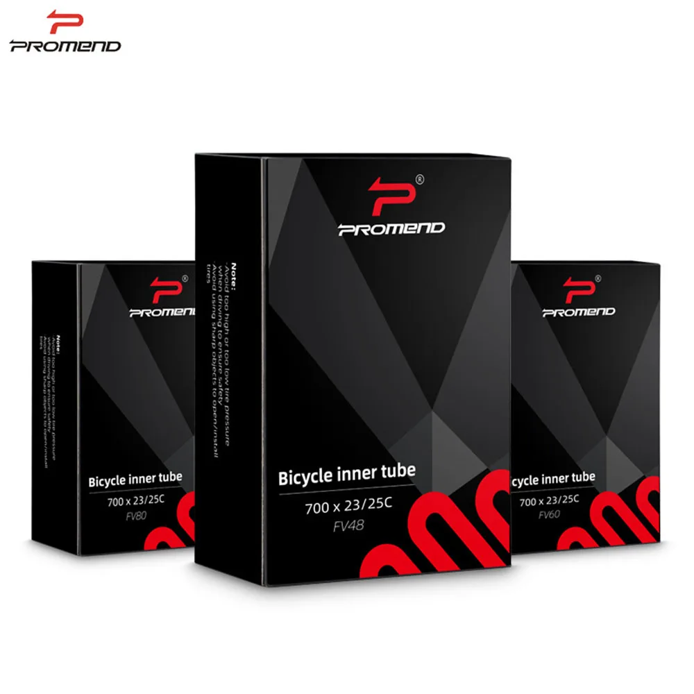 Promend Road Bike Tires Bicycle inner tube 700x23/25C FV48/60/80 Butyl Heat Resisting Rubber Sports Riding Parts
Promend Road Bike Tires Bicycle inner tube 700x23/25C FV48/60/80 Butyl Heat Resisting Rubber Sports Riding Parts