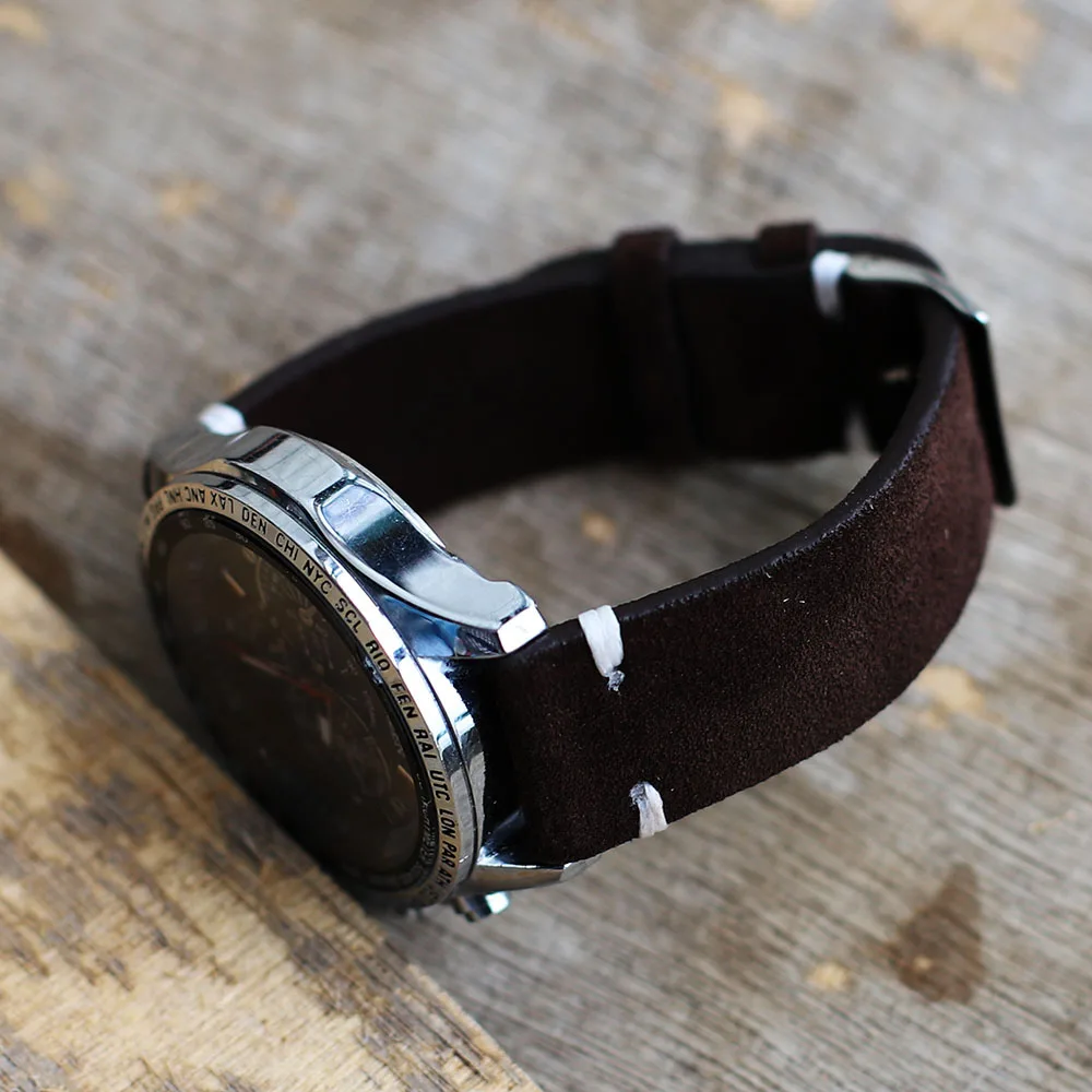 Suede Leather Watchbands Watch Band Soft Suede Leather Vintage Strap Coffee 18mm 20mm 22mm 24mm Watch Strap
Suede Leather Watchbands Watch Band Soft Suede Leather Vintage Strap Coffee 18mm 20mm 22mm 24mm Watch Strap