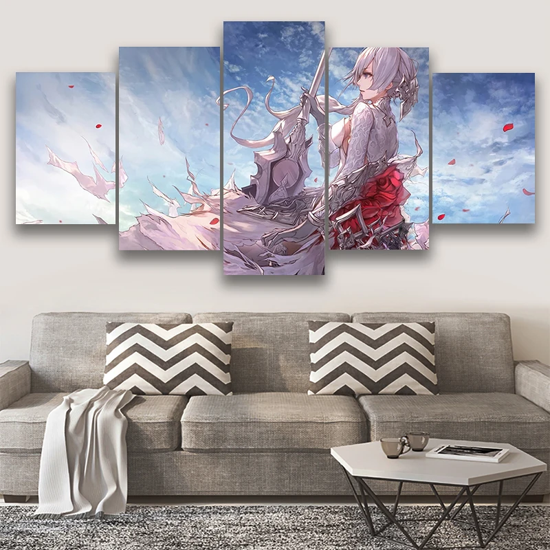 5 Pieces Wall Art Canvas Painting Anime Character Poster Modular Pictures Home Decoration Modern Living Room Free Shipping
5 Pieces Wall Art Canvas Painting Anime Character Poster Modular Pictures Home Decoration Modern Living Room Free Shipping