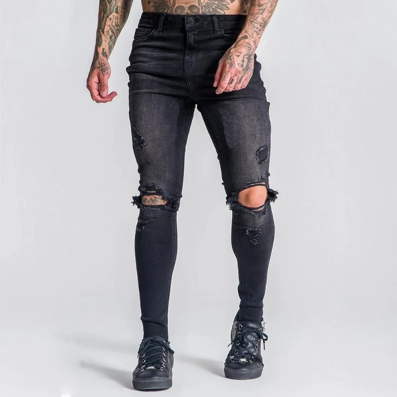 Jeans Pants Men Solid Retro Skinny Stretch Ripped Denim Trousers Hip Hop Hole Streetwear Pencil Pant
Jeans Pants Men Solid Retro Skinny Stretch Ripped Denim Trousers Hip Hop Hole Streetwear Pencil Pant