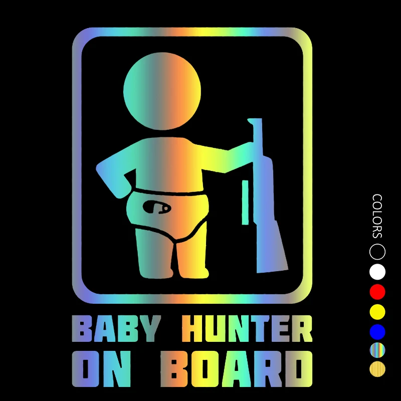 30324# наклейки на авто baby hunter on board водонепроницаемые машину наклейка для