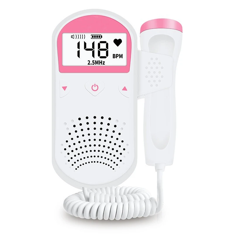 

Household Fetal Doppler Baby Prenatal Heart Rate Detector Home Sonar Doppler Stethoscope Pregnant Women Fetal Monitor