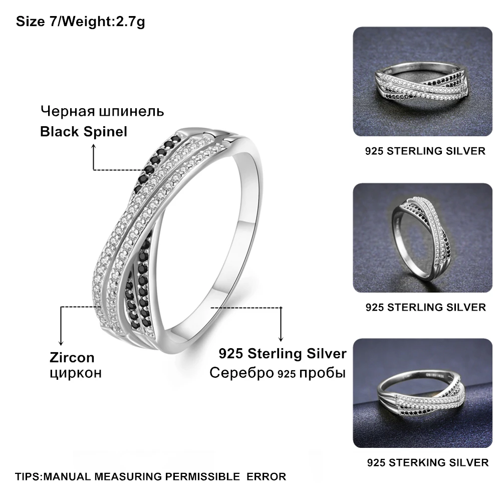 Black Awn 2020 New 925 Sterling Silver Engagement Rings for Women Black Spinel Jewelry Wedding Ring G102
Black Awn 2020 New 925 Sterling Silver Engagement Rings for Women Black Spinel Jewelry Wedding Ring G102