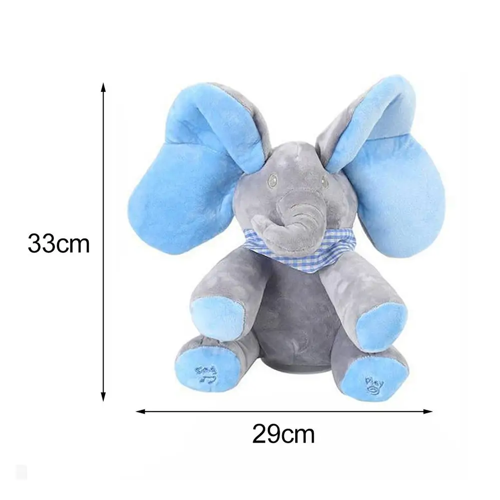 New Elephant Plush Toy Electric Music Shake The Ear Doll Electric Peekaboo Cat Dumbo Children Toy Boy Girl Gift
New Elephant Plush Toy Electric Music Shake The Ear Doll Electric Peekaboo Cat Dumbo Children Toy Boy Girl Gift