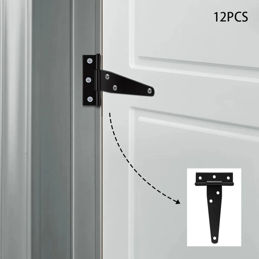12x 4 Inch T Shape Rustproof Iron Light Duty Shed Hinge Gate Strap Hinge Door Positioned Screw Holes For Stabler Fixation Hinges
12x 4 Inch T Shape Rustproof Iron Light Duty Shed Hinge Gate Strap Hinge Door Positioned Screw Holes For Stabler Fixation Hinges