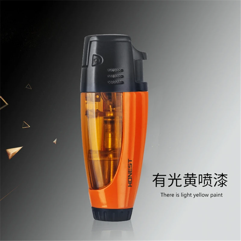 HONEST Gadgets for Men Double Straight Spray Blue Flame Gas Lighters Windproof Cigar Lighter Cigarette Lighters Accessories
HONEST Gadgets for Men Double Straight Spray Blue Flame Gas Lighters Windproof Cigar Lighter Cigarette Lighters Accessories