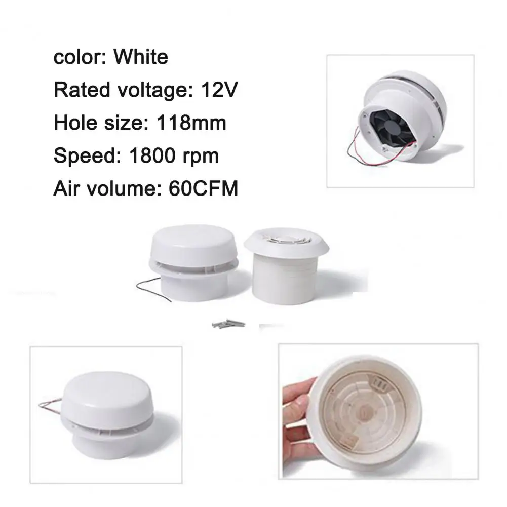 Noiseless Motorhome Exhaust Fan Energy-saving Cooling Roof Ventilation Vent for 12V Motor Homes 
Noiseless Motorhome Exhaust Fan Energy-saving Cooling Roof Ventilation Vent for 12V Motor Homes
