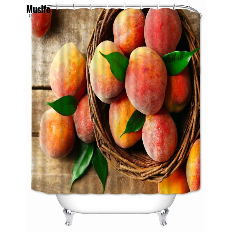 Musife Custom High Quality Peach Shower Curtain Waterproof Bathroom Polyester Fabric Bathroom Curtain
Musife Custom High Quality Peach Shower Curtain Waterproof Bathroom Polyester Fabric Bathroom Curtain