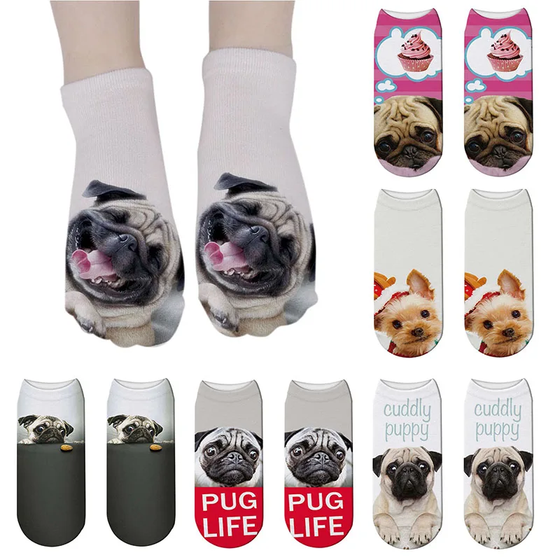 New Fashion 3D Printed Socks Women's Elastic Casual Cotton Pet Pattern Short Socks Unisex Low Cut Ankle Socks 
New Fashion 3D Printed Socks Women's Elastic Casual Cotton Pet Pattern Short Socks Unisex Low Cut Ankle Socks
