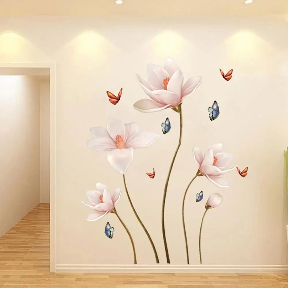 112*70CM PVC Removable 3D Butterfly Flower Colorful Wall Sticker For Living Room Bedroom Bathroom Home Beautify Decoration
112*70CM PVC Removable 3D Butterfly Flower Colorful Wall Sticker For Living Room Bedroom Bathroom Home Beautify Decoration