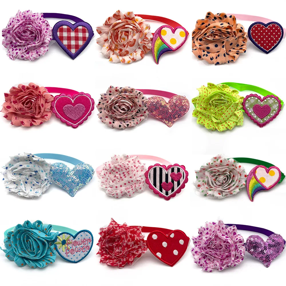 30/50pcs Valentine's Day Colorful Dot Cloth Flower Love Heart Style Pet Dog BowTies Puppy Dog Accessories for Small Dog Bowknot
30/50pcs Valentine's Day Colorful Dot Cloth Flower Love Heart Style Pet Dog BowTies Puppy Dog Accessories for Small Dog Bowknot