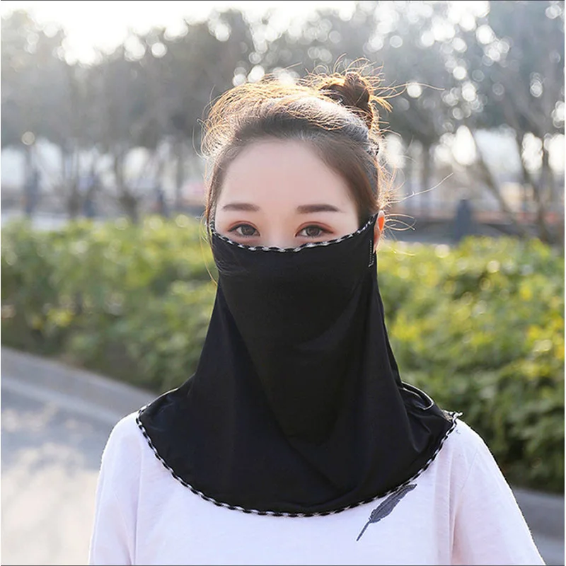 New Soft Women Chiffon Mask Scarf Face Wraps solid Lady Silk Neck Scarves Foulard Bandana Summer Sun Masks Drop Shipping 
New Soft Women Chiffon Mask Scarf Face Wraps solid Lady Silk Neck Scarves Foulard Bandana Summer Sun Masks Drop Shipping