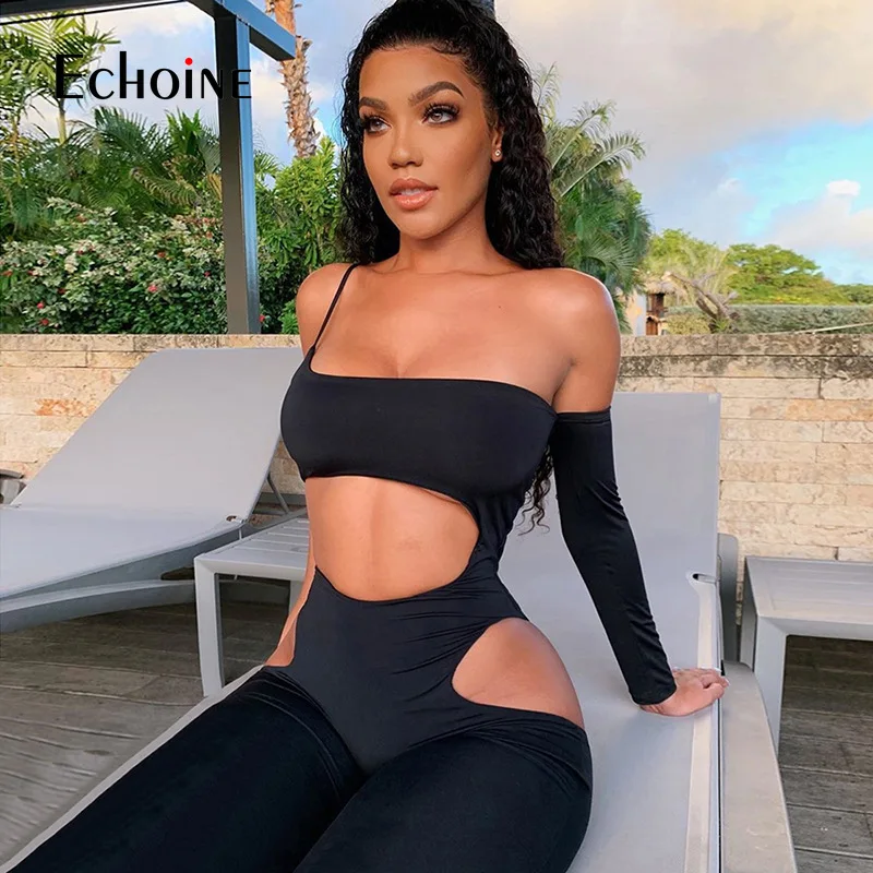 Echoine 2020 sexy hollow out fitness women jumpsuit one shoulder solid elastic activewear slim sporty streetwear rompers outfits
Echoine 2020 sexy hollow out fitness women jumpsuit one shoulder solid elastic activewear slim sporty streetwear rompers outfits