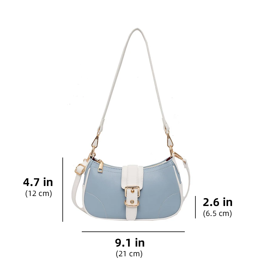 Fashion Saddle Women's Bag Metal Hasp Belt Trend Women's Shoulder Bag Large Capacity Ladies Bags Sample Bags For Women 2021
Fashion Saddle Women's Bag Metal Hasp Belt Trend Women's Shoulder Bag Large Capacity Ladies Bags Sample Bags For Women 2021
