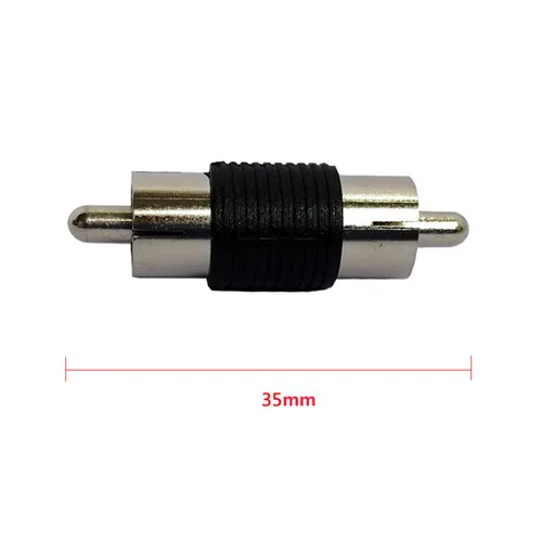 100Pcs Male To Male AV RCA Audio Connector Jack Plug Adapter For Radio TV CCTV Monitor Camera
100Pcs Male To Male AV RCA Audio Connector Jack Plug Adapter For Radio TV CCTV Monitor Camera