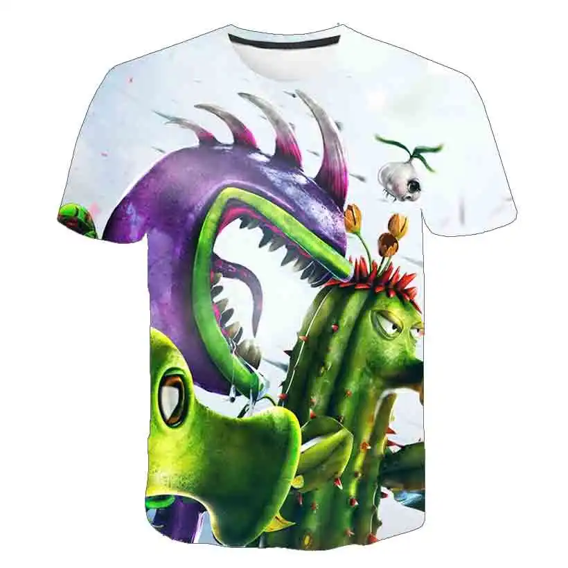 Plant Zombie T-Shirt Fun Cartoon Casual Girls And Boys Clothing 3D-Printed Suitable For Park Recreation Wilderness Camping
Plant Zombie T-Shirt Fun Cartoon Casual Girls And Boys Clothing 3D-Printed Suitable For Park Recreation Wilderness Camping