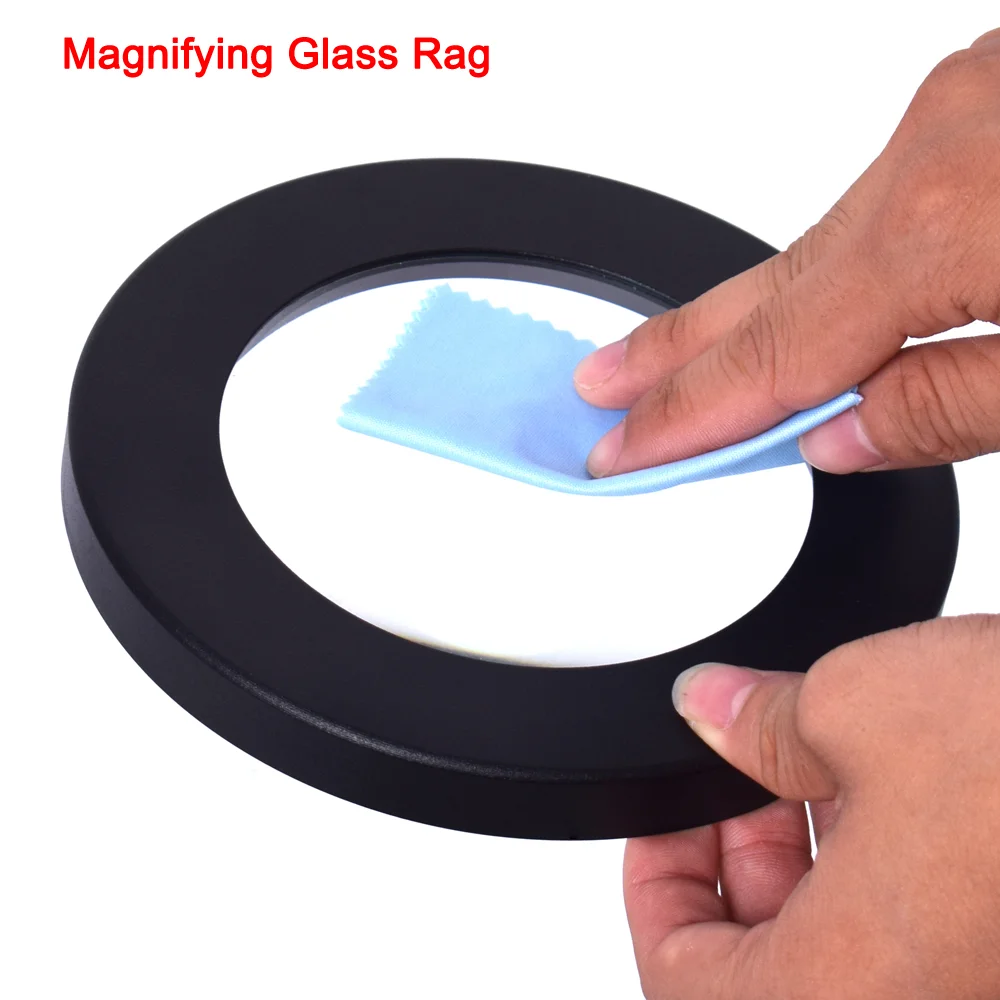 Flexible Desk Large 5X USB LED Magnifying Glass 3 Colors Illuminated Magnifier Lamp Loupe Reading/Rework/Soldering 
Flexible Desk Large 5X USB LED Magnifying Glass 3 Colors Illuminated Magnifier Lamp Loupe Reading/Rework/Soldering