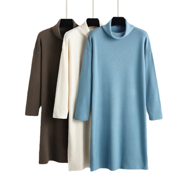 Autumn Winter oversize loose long thick Sweater Dress Women 2021 long Sleeve straight maix Dress female warm long knit dress
Autumn Winter oversize loose long thick Sweater Dress Women 2021 long Sleeve straight maix Dress female warm long knit dress