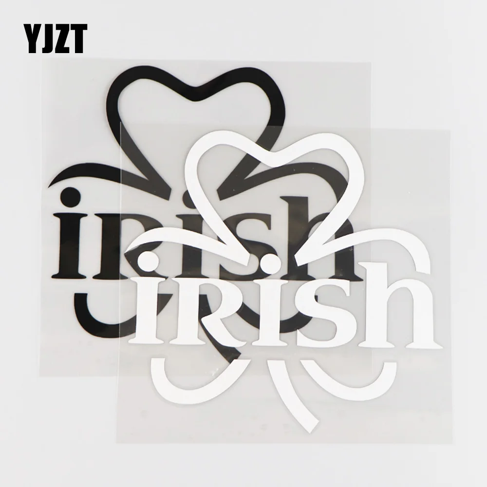 YJZT 14.3X13.6CM IRISH Sign Vinyl Decal Car Sticker Cartoon Word Decor Pattern Black/Silver 4C-0153
YJZT 14.3X13.6CM IRISH Sign Vinyl Decal Car Sticker Cartoon Word Decor Pattern Black/Silver 4C-0153