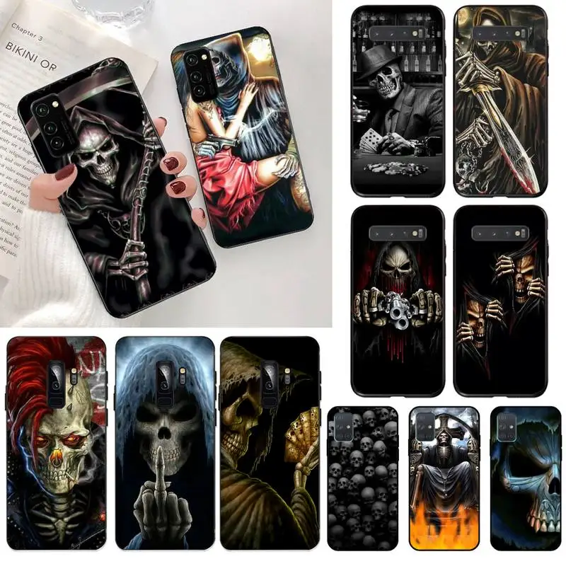YJZFDYRM Grim Reaper Skull Soft Phone Case Cover for Samsung S20 plus Ultra S6 S7 edge S8 S9 plus S10 5G lite 2020
YJZFDYRM Grim Reaper Skull Soft Phone Case Cover for Samsung S20 plus Ultra S6 S7 edge S8 S9 plus S10 5G lite 2020