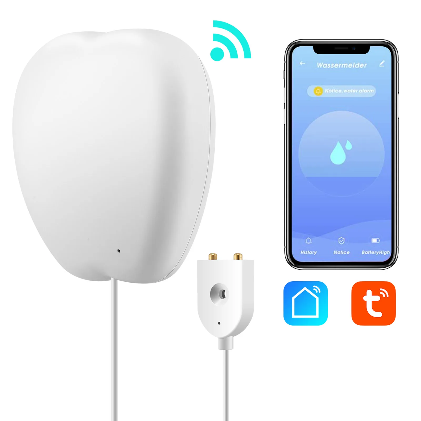 Датчик утечки воды с Wi-Fi, детектор, сигнализация для дома, автономное Оповещение об утечке воды, система оповещения о переполнении, дистанци...
Датчик утечки воды с Wi-Fi, детектор, сигнализация для дома, автономное Оповещение об утечке воды, система оповещения о переполнении, дистанци...
