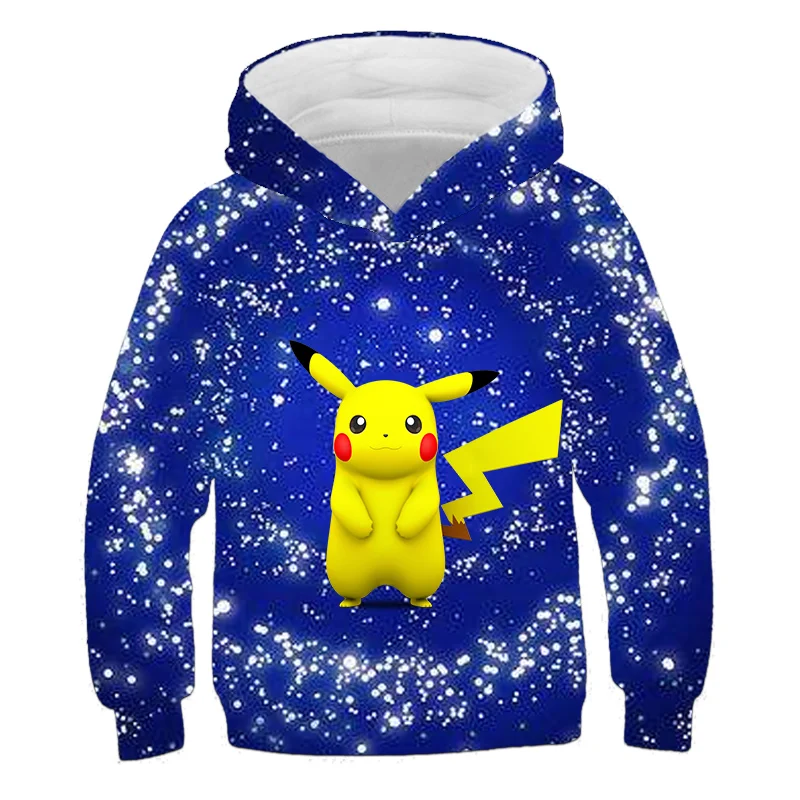 Kids Pikachu Boys Girls Hoodies Long Sleeve Children's Sweatshirt Girl Tops O-Neck Cartoon Casual Pokemon Clothes Streetwear
Kids Pikachu Boys Girls Hoodies Long Sleeve Children's Sweatshirt Girl Tops O-Neck Cartoon Casual Pokemon Clothes Streetwear