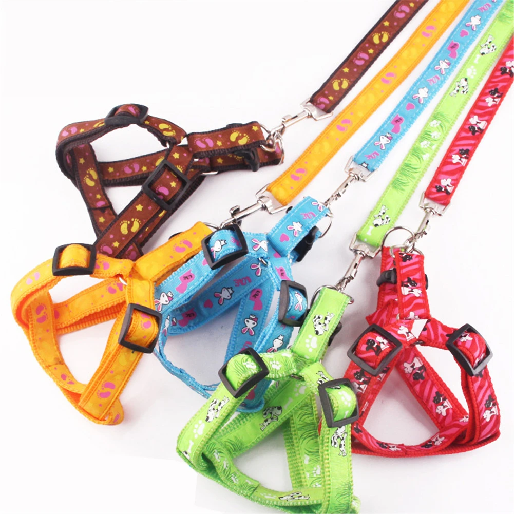 Dog Harness Leash Collar Set Adjustable Soft Cute Printed Pet Cat Traction Rope Puppy Kitten Outdoor Walking Vest Collar Leashes
Dog Harness Leash Collar Set Adjustable Soft Cute Printed Pet Cat Traction Rope Puppy Kitten Outdoor Walking Vest Collar Leashes