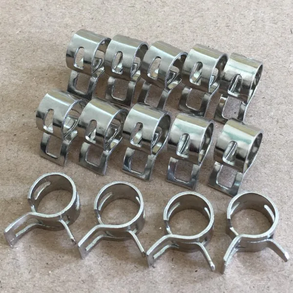 5pcs Steel Spring Band Type Clip Clamp for 16-25mm Metal SPRING BAND CLIP TYPE Silicone Rubber Hose Clamp fuel Hose Pipe Tube
5pcs Steel Spring Band Type Clip Clamp for 16-25mm Metal SPRING BAND CLIP TYPE Silicone Rubber Hose Clamp fuel Hose Pipe Tube