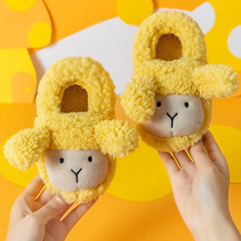 Children's Slippers Animals Furry Cute Cartoon Little Sheep Boys Girls Home Shoes Baby Winter Cotton Kids Shoes for Girl
Children's Slippers Animals Furry Cute Cartoon Little Sheep Boys Girls Home Shoes Baby Winter Cotton Kids Shoes for Girl