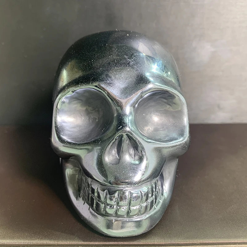 Aladdin 1 шт. большой натуральный кристалл череп из драгоценных камней аметист Исцеление резной череп из кристалла украшение дома
Aladdin 1 шт. большой натуральный кристалл череп из драгоценных камней аметист Исцеление резной череп из кристалла украшение дома