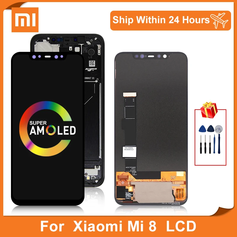 6.21" Amoled For Xiaomi Display Mi 8 LCD Touch Screen Digitizer Assembly For Xiaomi mi 8 LCD Replacement Parts
6.21" Amoled For Xiaomi Display Mi 8 LCD Touch Screen Digitizer Assembly For Xiaomi mi 8 LCD Replacement Parts