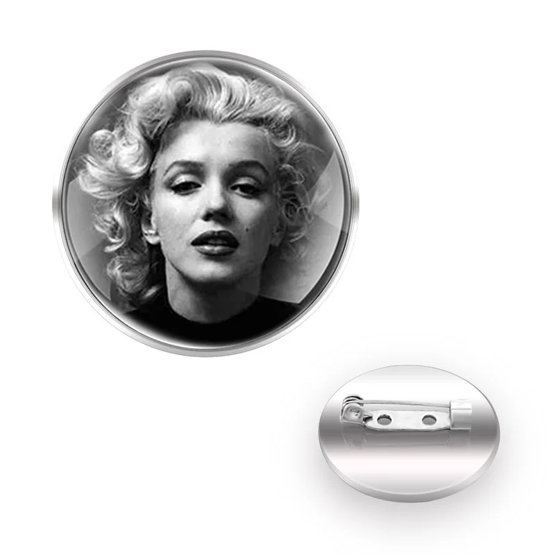 High Quality Sexy Goddess Marilyn Monroe Brooch Badge Glass Cabochon Dome For Bag Clothes Decoration Pins
High Quality Sexy Goddess Marilyn Monroe Brooch Badge Glass Cabochon Dome For Bag Clothes Decoration Pins