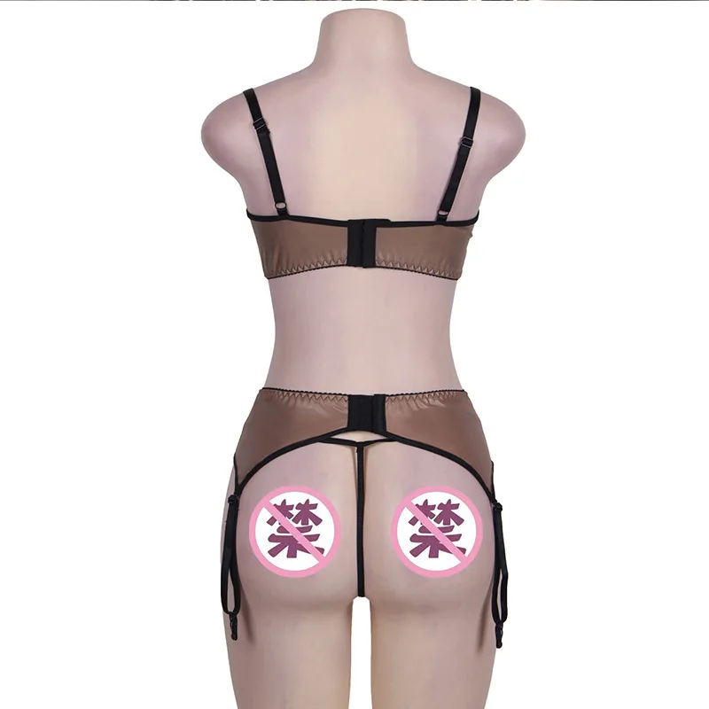 Sexy gathered chest three-piece garter tempts women transparent pajamas set women underwear passionate tease
Sexy gathered chest three-piece garter tempts women transparent pajamas set women underwear passionate tease