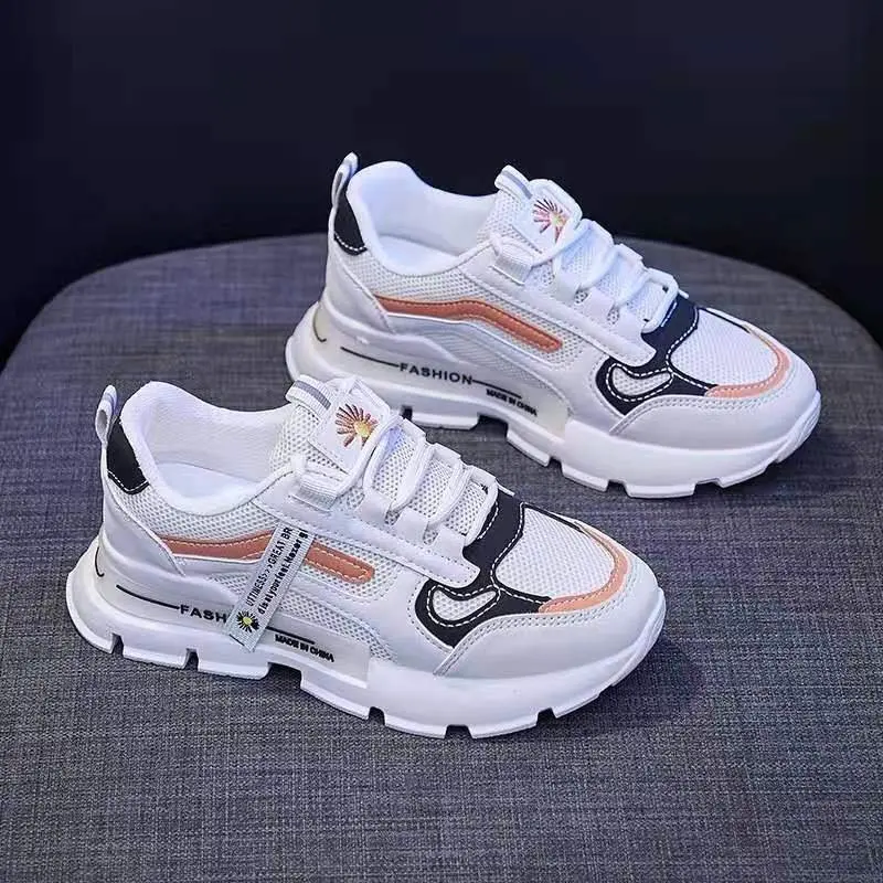 Spring Korean Platform Sneakers Women Shoes Thick Bottom Chunky Sneakers Breathable Mixed Colors Slip On Casual Shoes Woman 2021 
Spring Korean Platform Sneakers Women Shoes Thick Bottom Chunky Sneakers Breathable Mixed Colors Slip On Casual Shoes Woman 2021