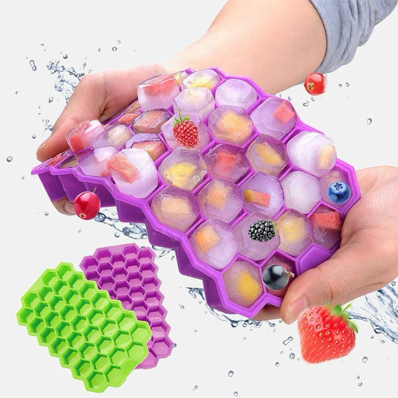 Cavity Ice Cube Tray Honeycomb Ice Mould Mold Ice Cream Chocolate Desserts Mold Kitchen Tools Food Grade Flexible Silicone
Cavity Ice Cube Tray Honeycomb Ice Mould Mold Ice Cream Chocolate Desserts Mold Kitchen Tools Food Grade Flexible Silicone