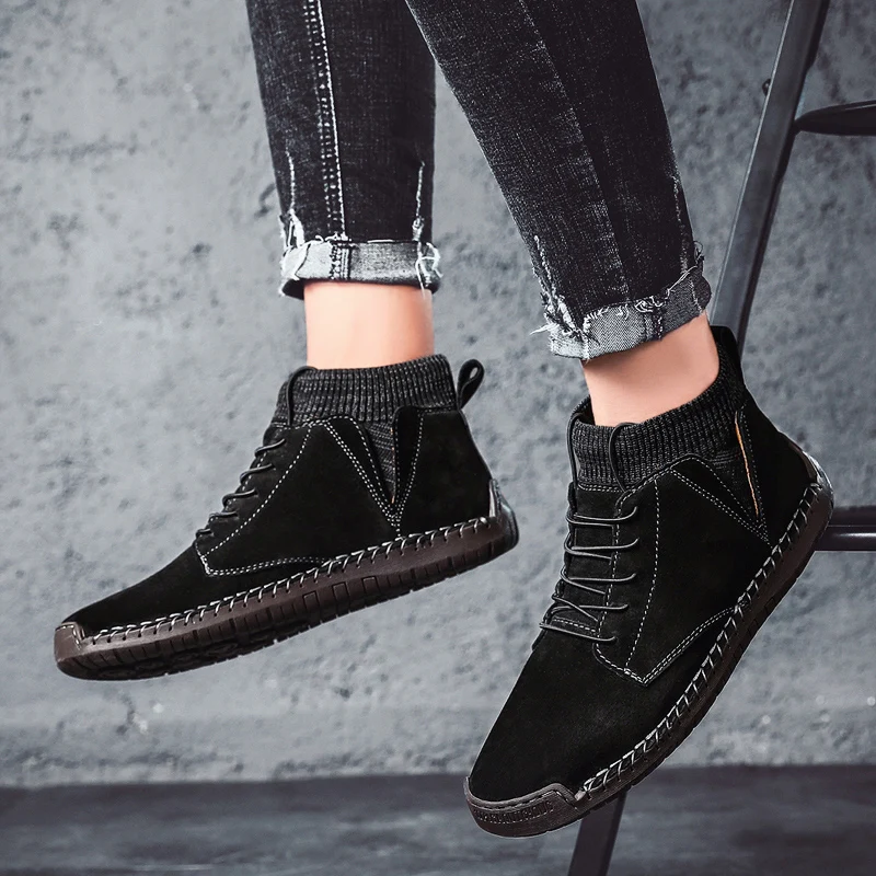 Shoe Casual Man Vintage Boots Men Mens Dress Botas Italian Casual Shoes Leather For Fashion 2020 Man Black Desert Shoe
Shoe Casual Man Vintage Boots Men Mens Dress Botas Italian Casual Shoes Leather For Fashion 2020 Man Black Desert Shoe