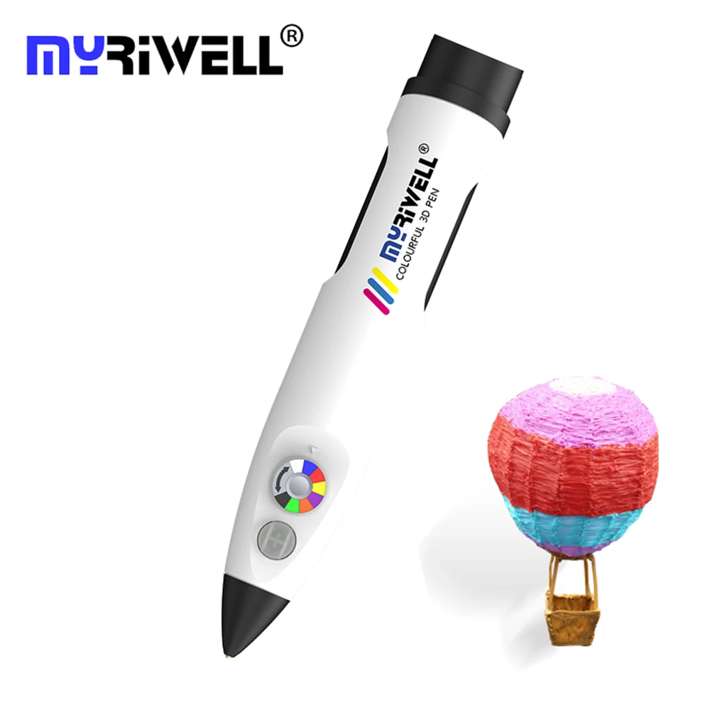 3d-ручка Myriwell стандартного цвета USB 1 75 мм картридж с нитью накаливания чернилами