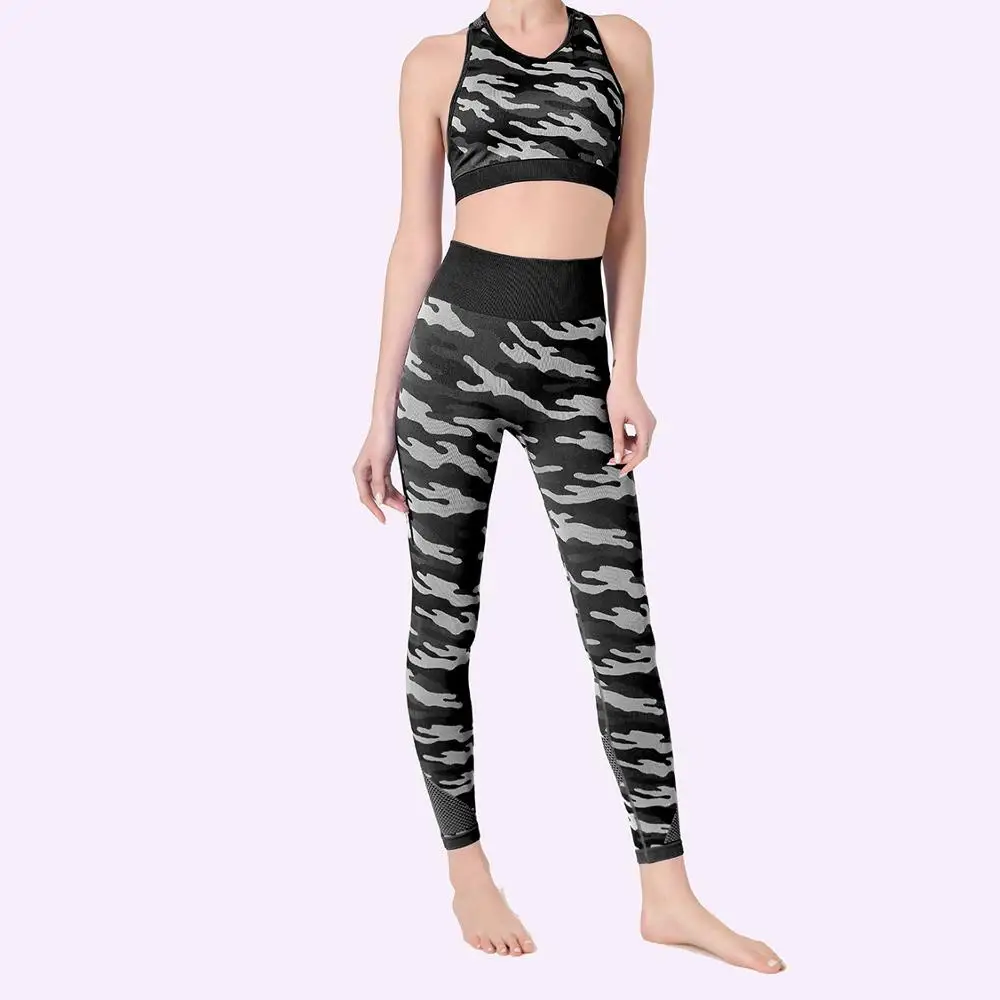 Women Seamless Knitting Camouflage Yoga Suit Sport Vest Leggings Gym Running Sportswear Training Tights Exercise Clothes Outfits
Women Seamless Knitting Camouflage Yoga Suit Sport Vest Leggings Gym Running Sportswear Training Tights Exercise Clothes Outfits